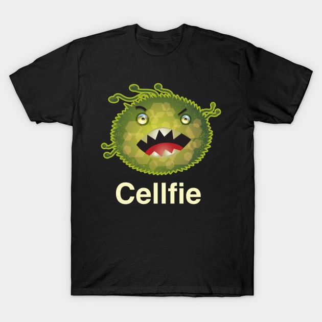 Cellfie Funny Medical Laboratory Scientist Tech T-Shirt by DanielLiamGill